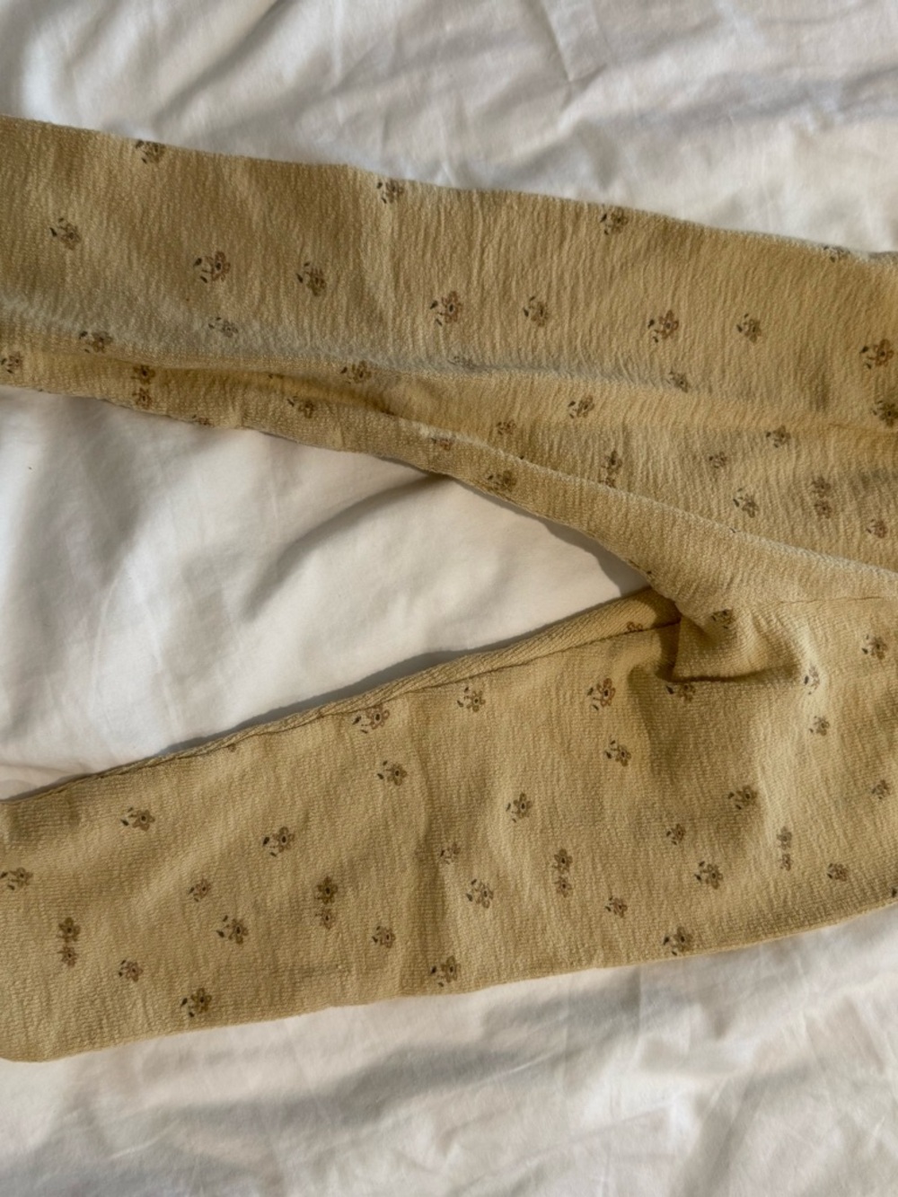 Rylee + Cru Soft YellowTextured Leggings